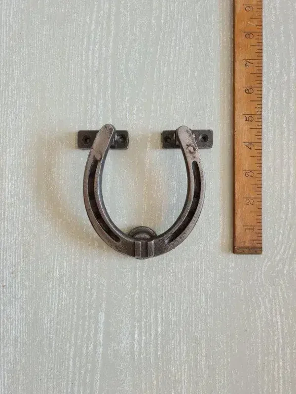 Door Knocker Horseshoe Cast Antique