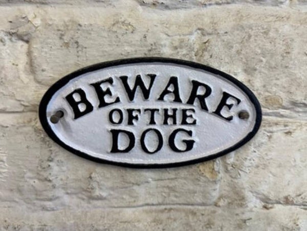 Beware Of Dog Sign