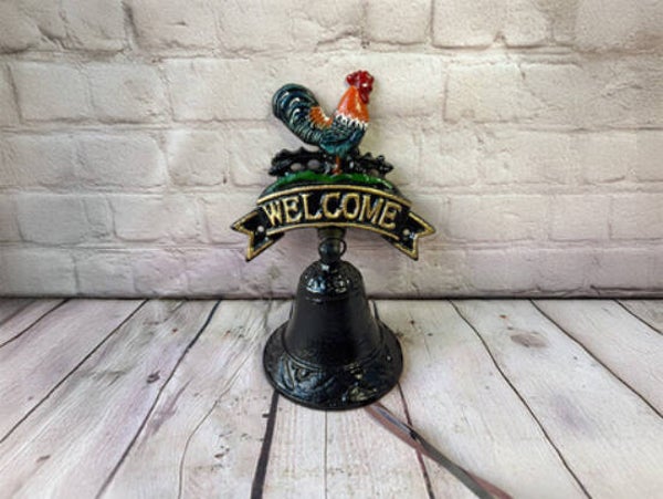 Cockerel Welcome Bell