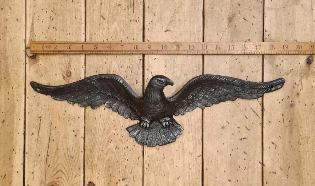 Wall Art Ornament Wall Mounted EAGLE Cast Antique Iron