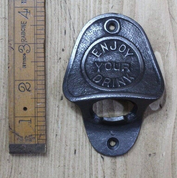 Bottle Opener Wall Mounted ENJOY YOUR DRINK