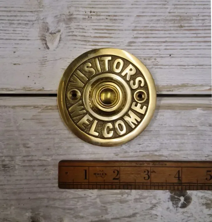 Door Bell Push VISITORS