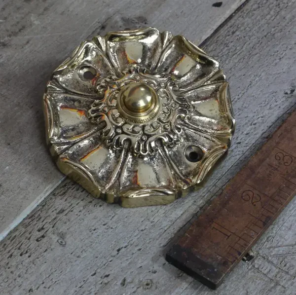 Door Bell Push EPPLEWORTH Brass