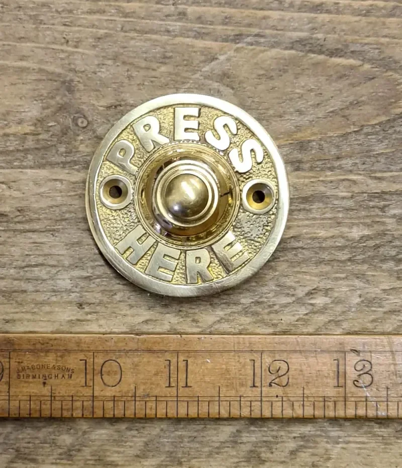 Door Bell Push PRESS HERE