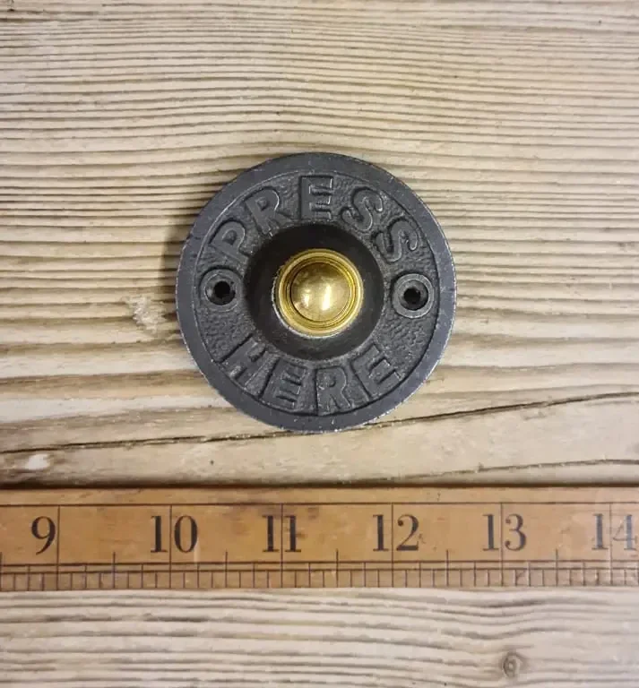 Door Bell Push PRESS HERE