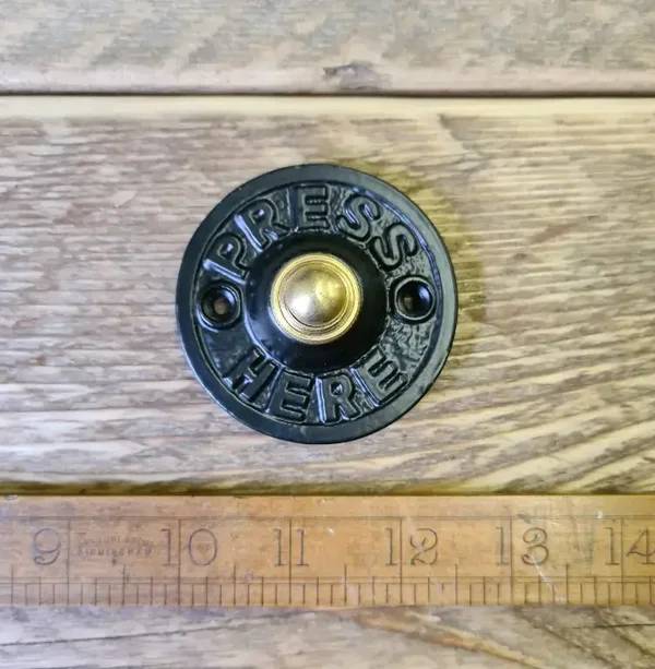 Door Bell Push PRESS HERE