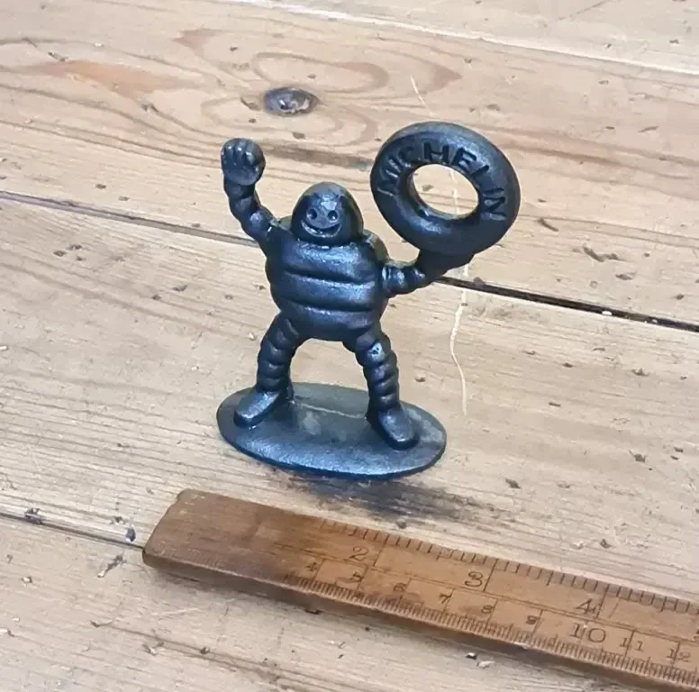 Paperweight Ornament MICHELIN MAN Cast Antique Iron