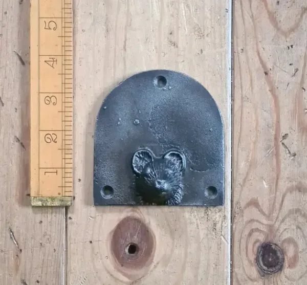 Mouse Coming Out Of Hole Plaque
