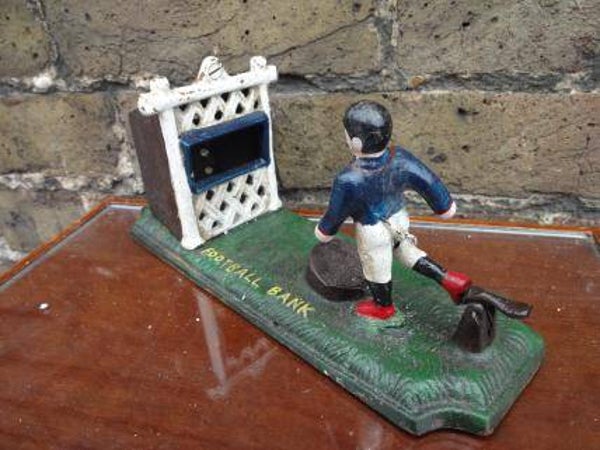 Football Player Vintage Moneybox