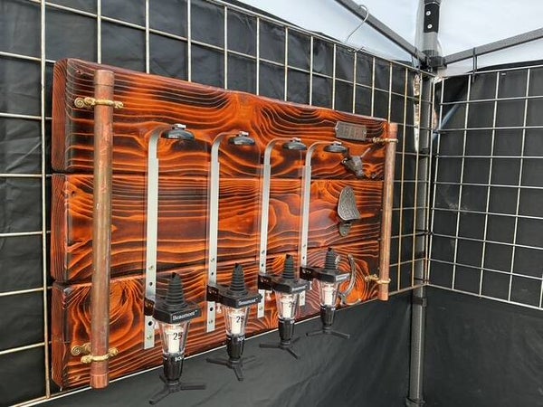 Rustic Copper Pipe Wall-Mounted Bar Optics