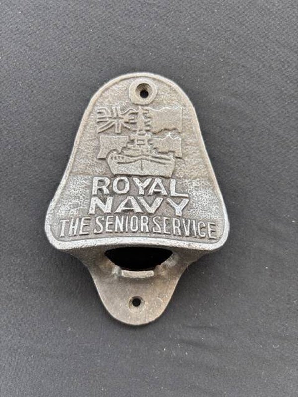 Cast Iron Royal Navy Bottle Opener