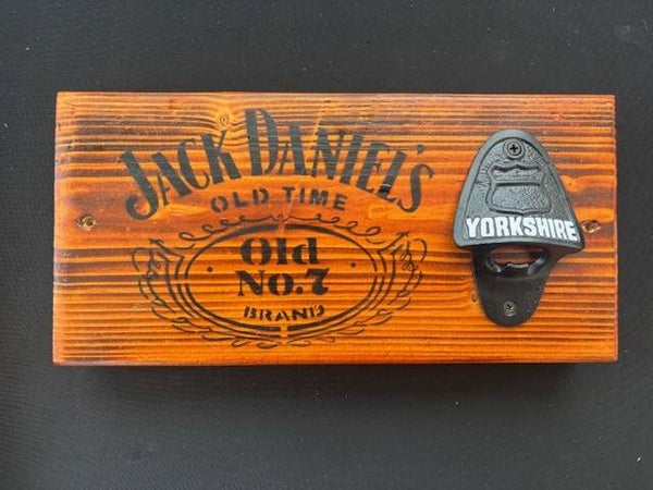 Jack Daniel's Bottle Opener Plaque