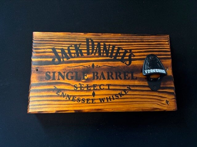 Jack Daniel's Bottle Opener Plaque