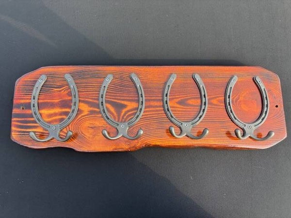 8 Hook Horse Shoe Coat Hanger