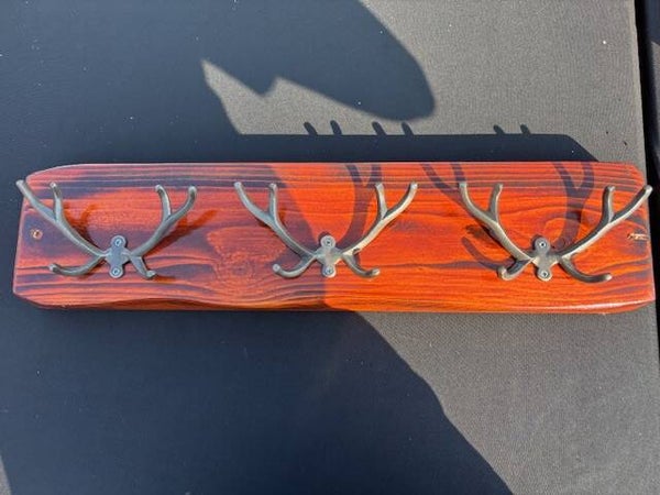 12 Hook Antler Coat Hanger