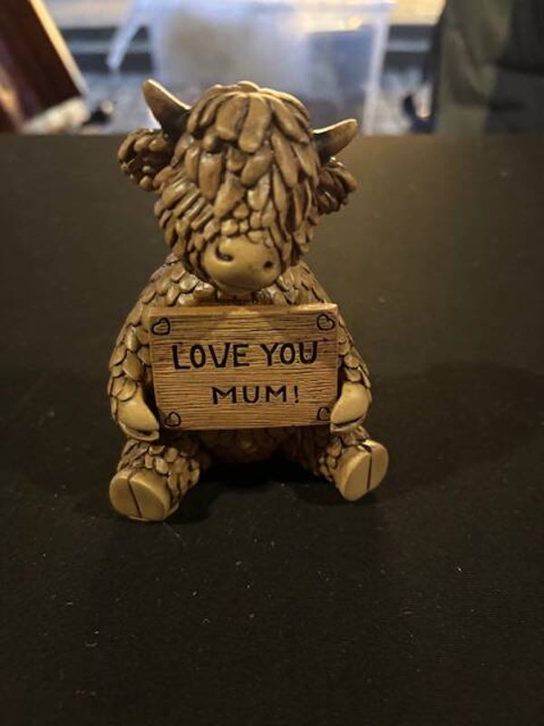 Highland Cow Love You Mum