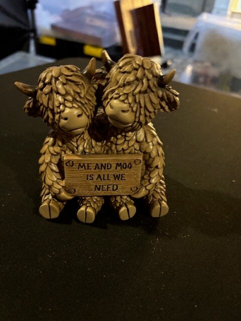 Highland Cow Hughie & Moo