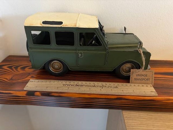 Cast Iron Vintage Transport Jeep Ornament