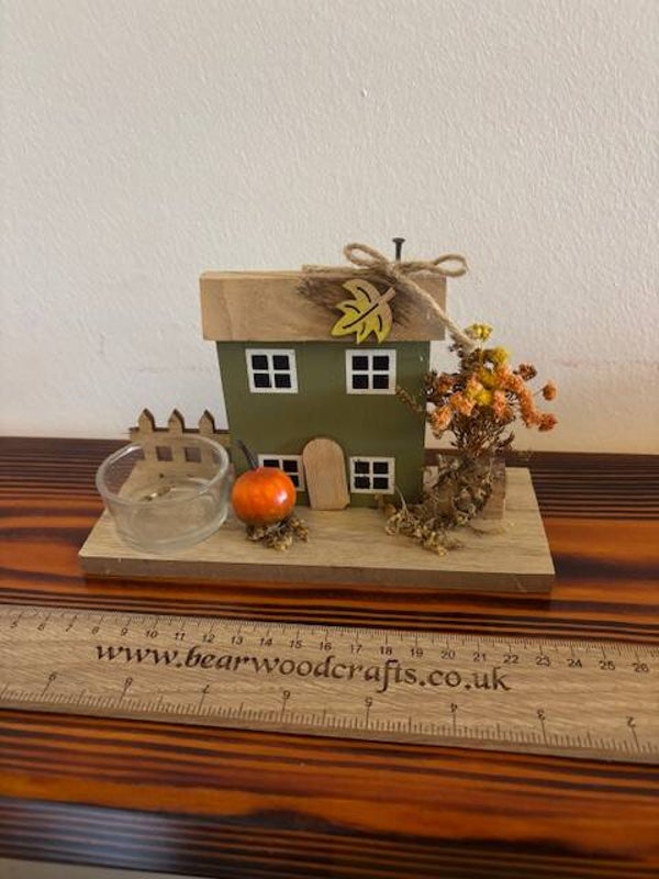 Green House Tea Light Holder