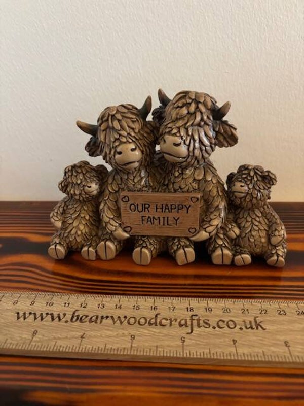 Highland Cows Our Happy Family
