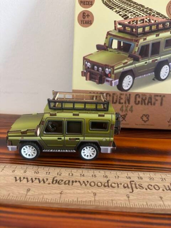 Woodcraft Vehicals 3D Jigsaw Puzzle