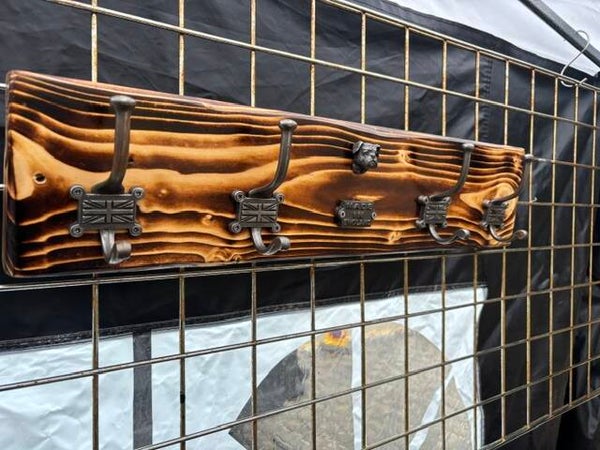 Yorkshire Rose Coat Hook Rack
