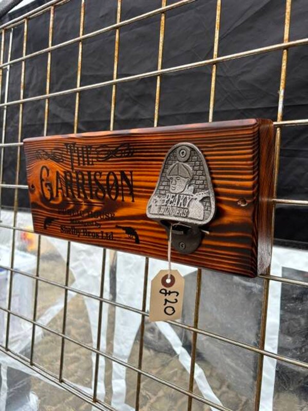 Peaky Blinders Bottle Opener Plaque