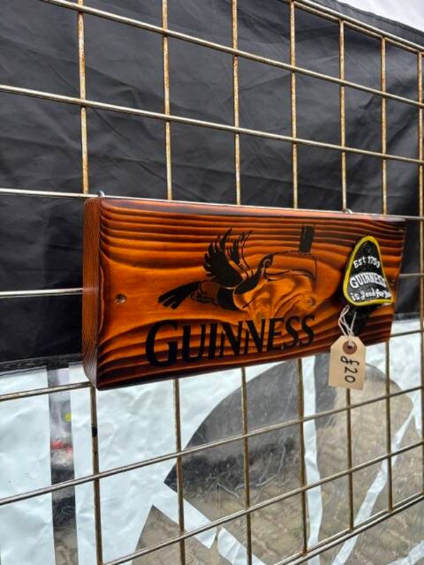 Guinness-inspired Bottle Opener Plaque