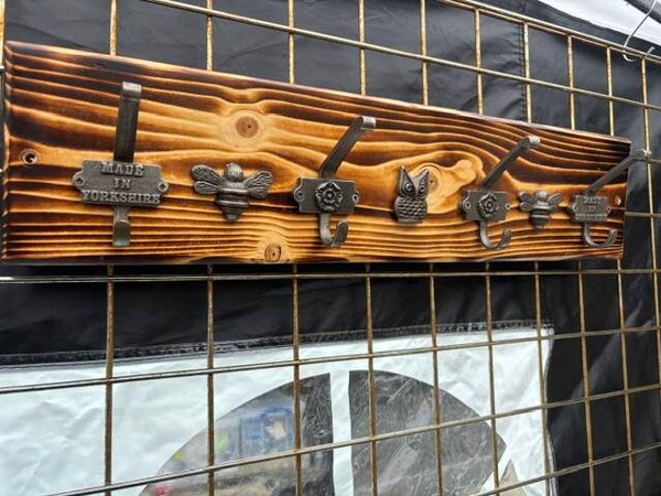 Owl & Bee Coat Hook Rack
