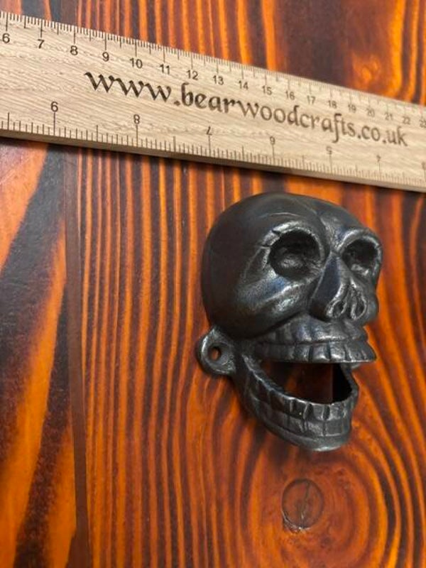 Cast Iron Skull Bottle Opener