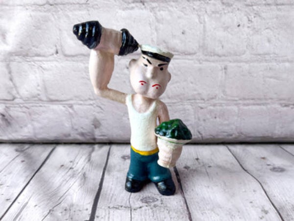 Cast Iron Sailor Weight Lifting