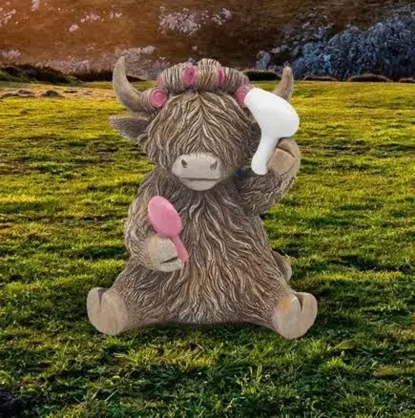 Highland Cow Hairdo