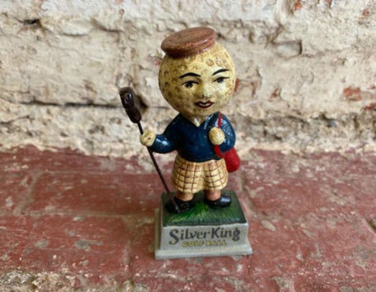 The Silver King Golf Ball Figure