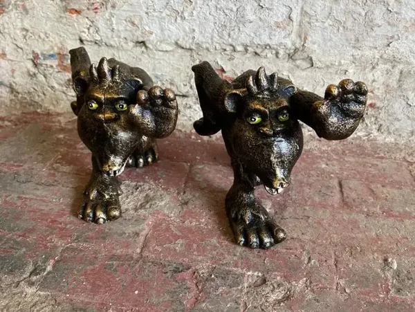Pair Gorilla Bookends