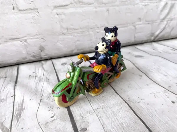 2 Mice On Motorcycle Ornament