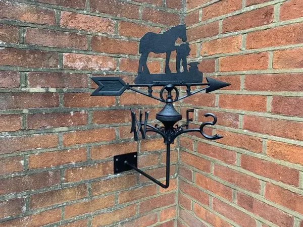 Horse Weather Vane - Wall Mount