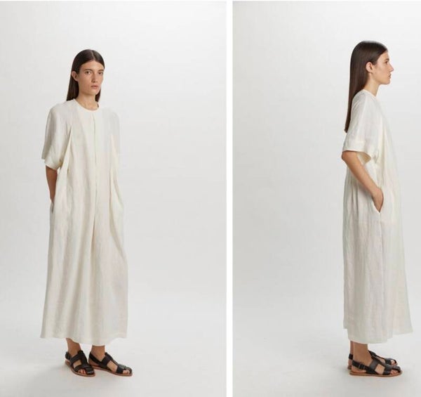Robe en lin blanche - Phisique du role