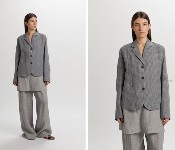 Veste imprimé bleu et gris - Phisique du role