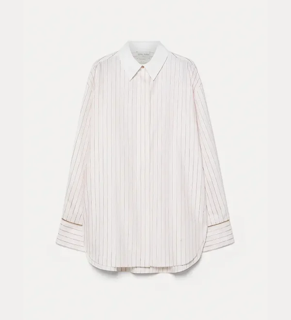 Chemise masculine en popeline rayé seta - Forte Forte