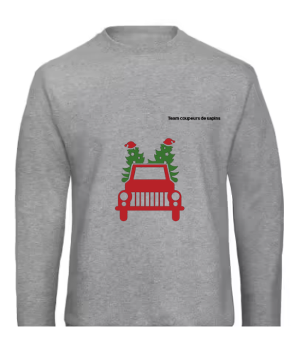Sweat de Noël - Team coupeurs de sapins
