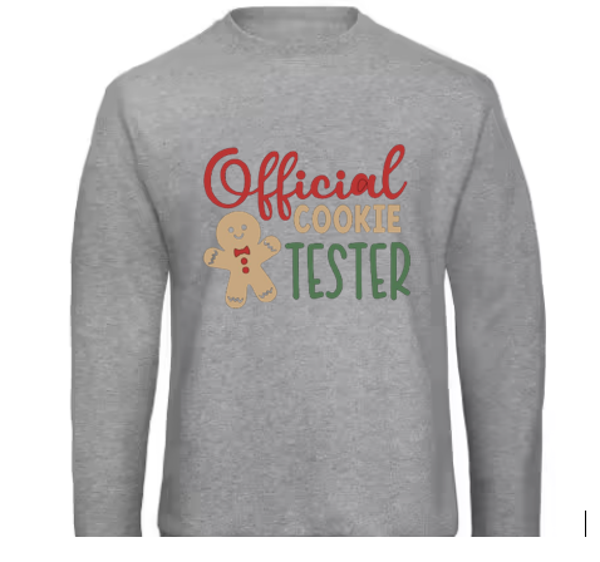 Sweat de Noël - Cookie tester