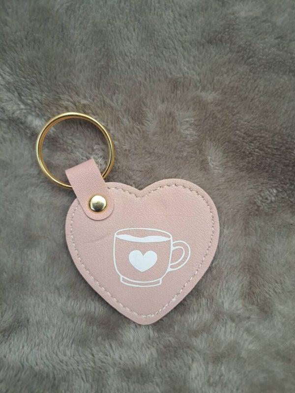 Porte-clé rose TASSE
