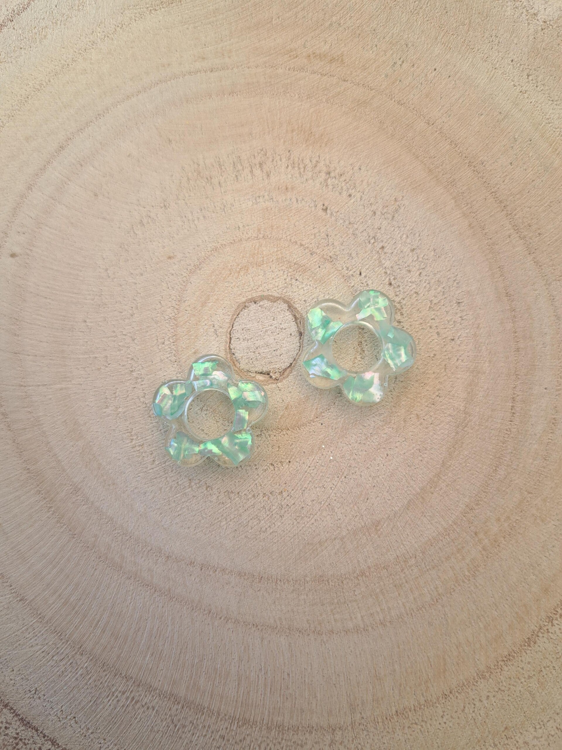 Fleurs éclats bleus