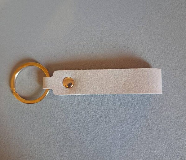 Porte clé rectangulaire - GRIS CLAIR