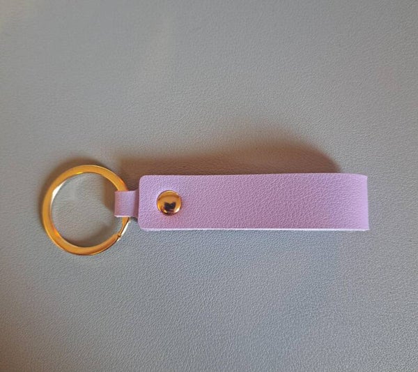Porte clé rectangulaire - MAUVE