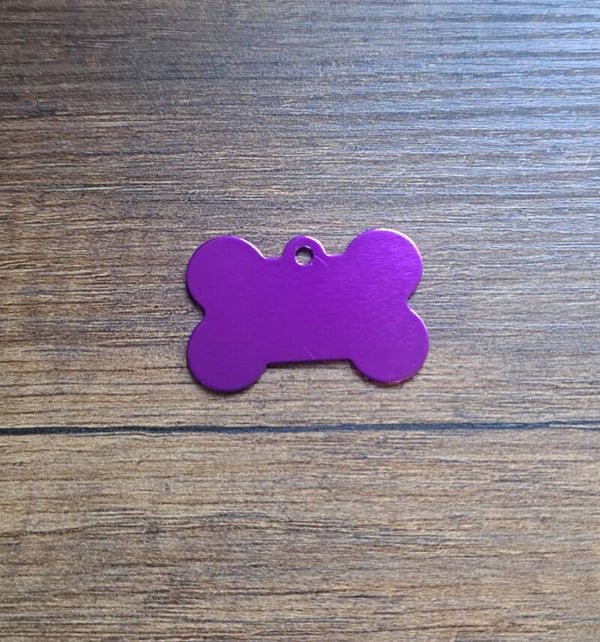Médaille personnalisable chien - MAUVE