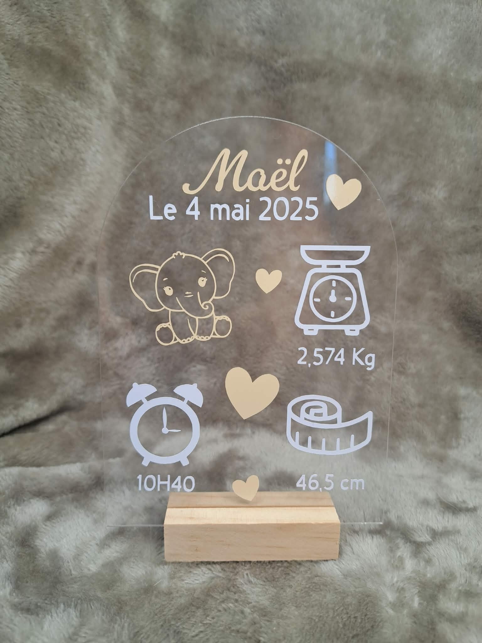 Plaque de naissance