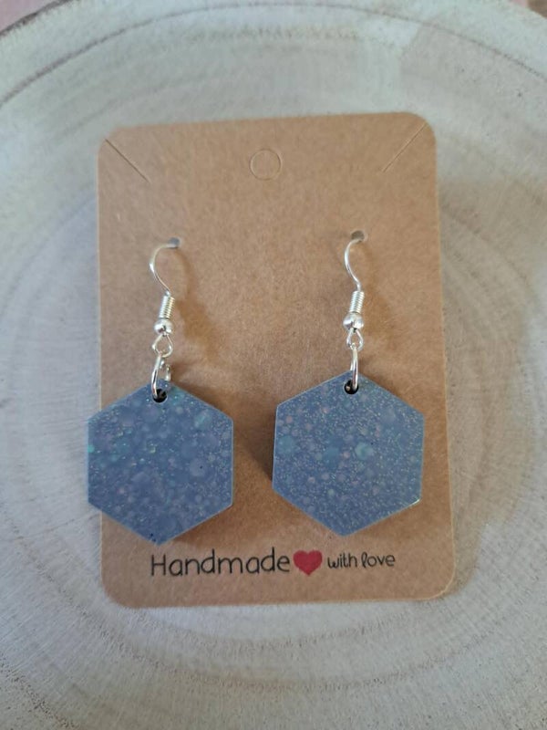 Hexagones gris