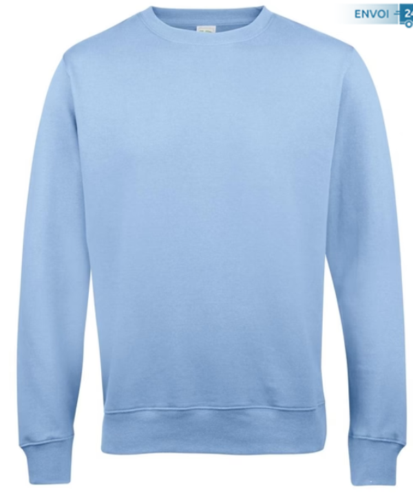 Sweat personnalisable - Bleu ciel
