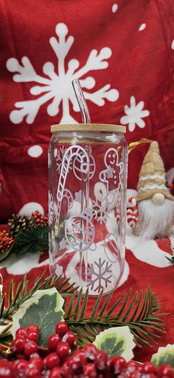 Verre motifs Noël